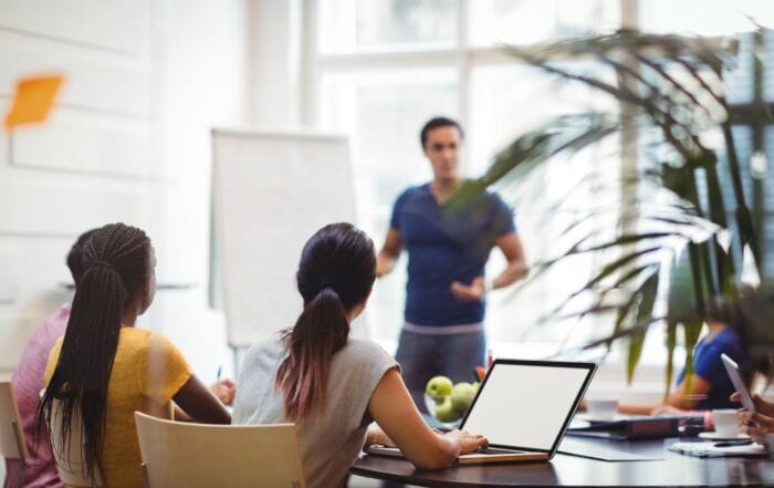 Students in tutor training program earning certification