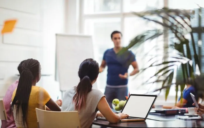 Students in tutor training program earning certification